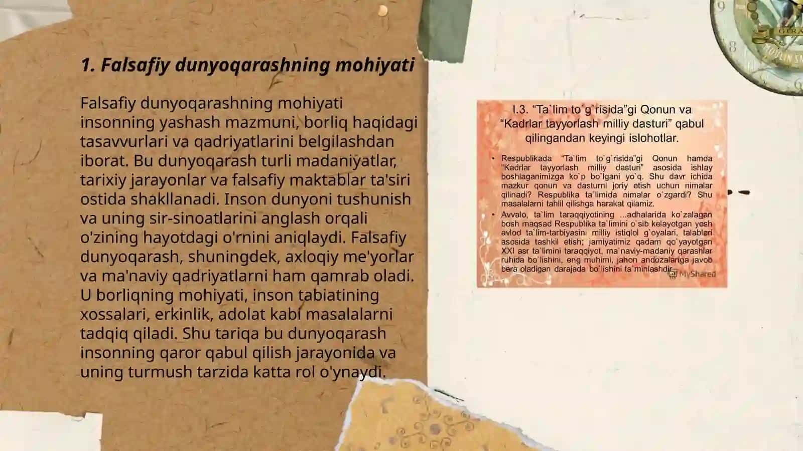 Falsafiy dunyo qarash-jamiyat taraqqiyotining asosi 3