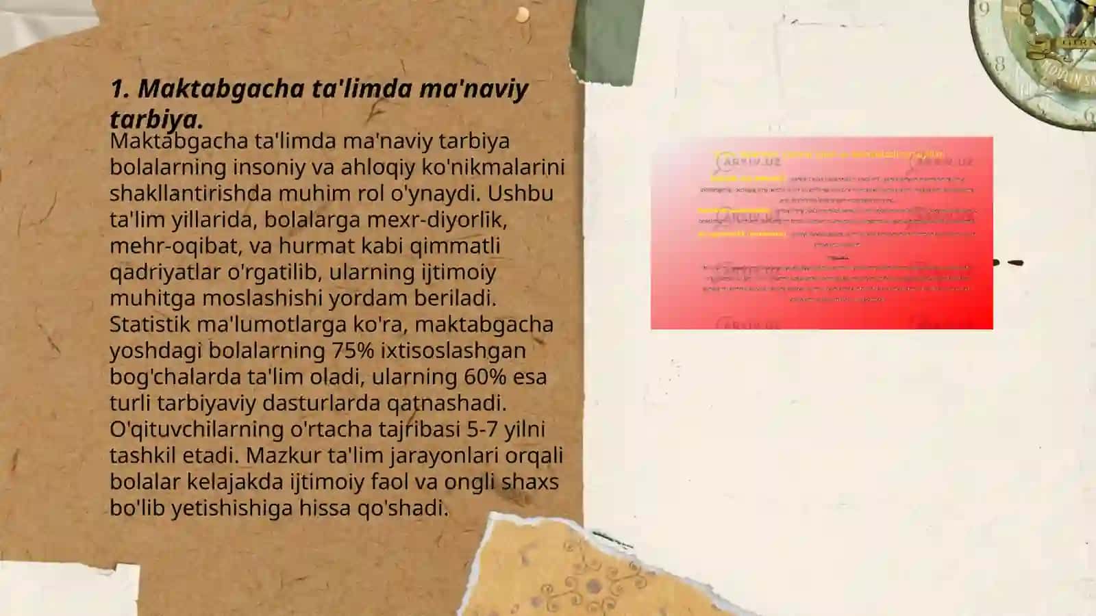 Maktabgacha talim tashkilotlarida ma’naviy-ma’rifiy tadbirlarni rejalashtirishga qo‘yiladigan talablar 3