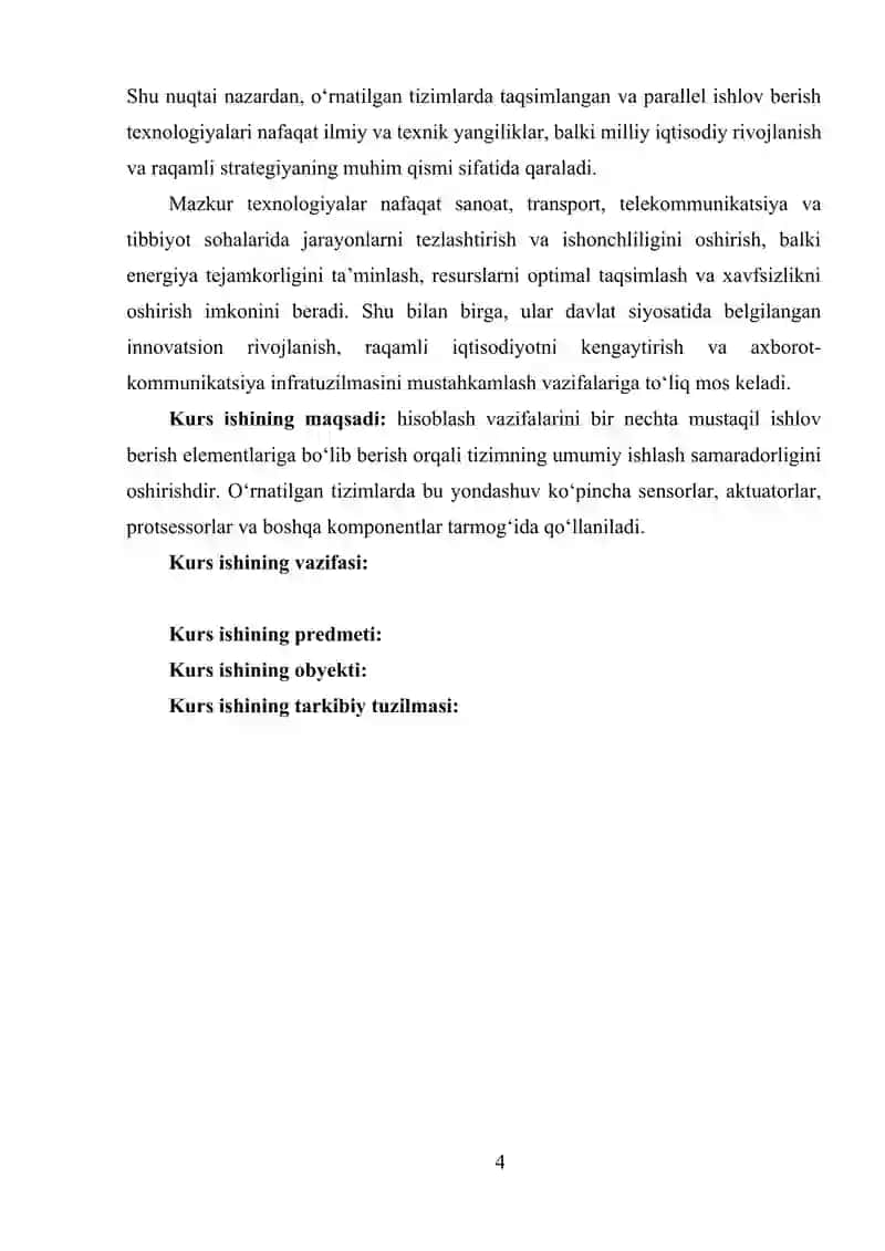 Taqsimlangan tizimlarda Taqsimlangan va Parallel ishlov berish texnologiyalari 3