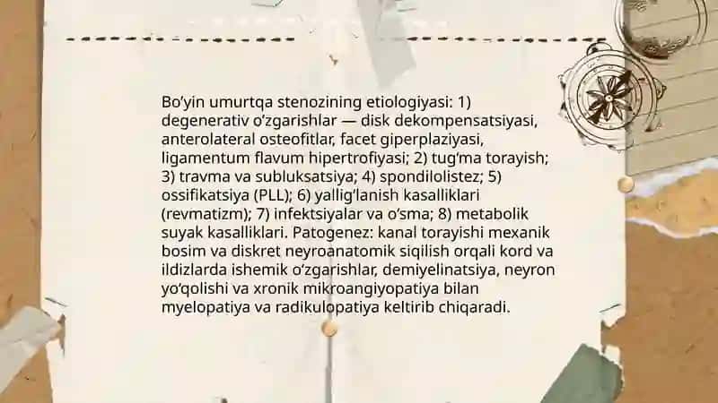 Bo’yin umurtqalar stenozi klinikasi diagnostikasi va davosi 3