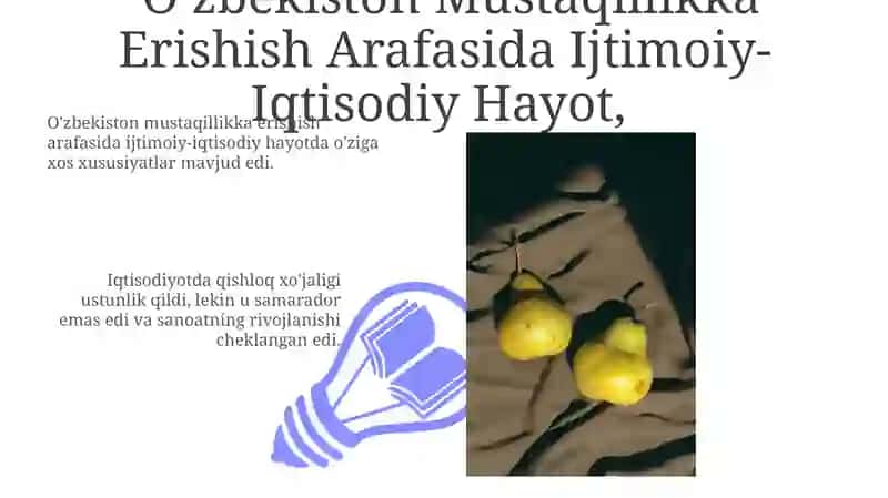 Uzbekostondagi Ishtimoiy Iqtisodiy Hayot 3