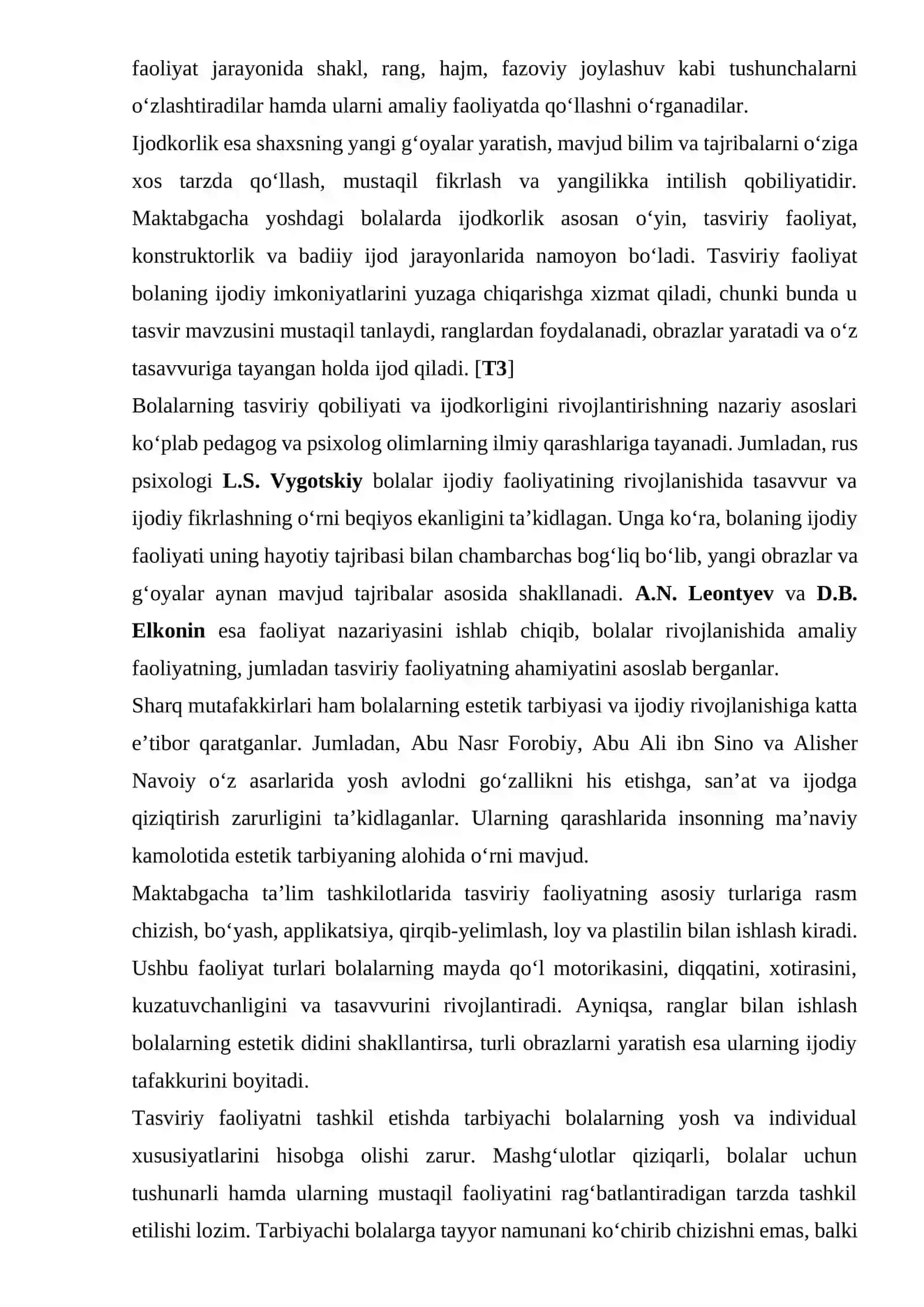 MAKTABGACHA YOSHDAGI BOLALARNING TASVIRIY QOBILIYATI VA IJODKORLIGINI RIVOJLANTIRISH.docx 3