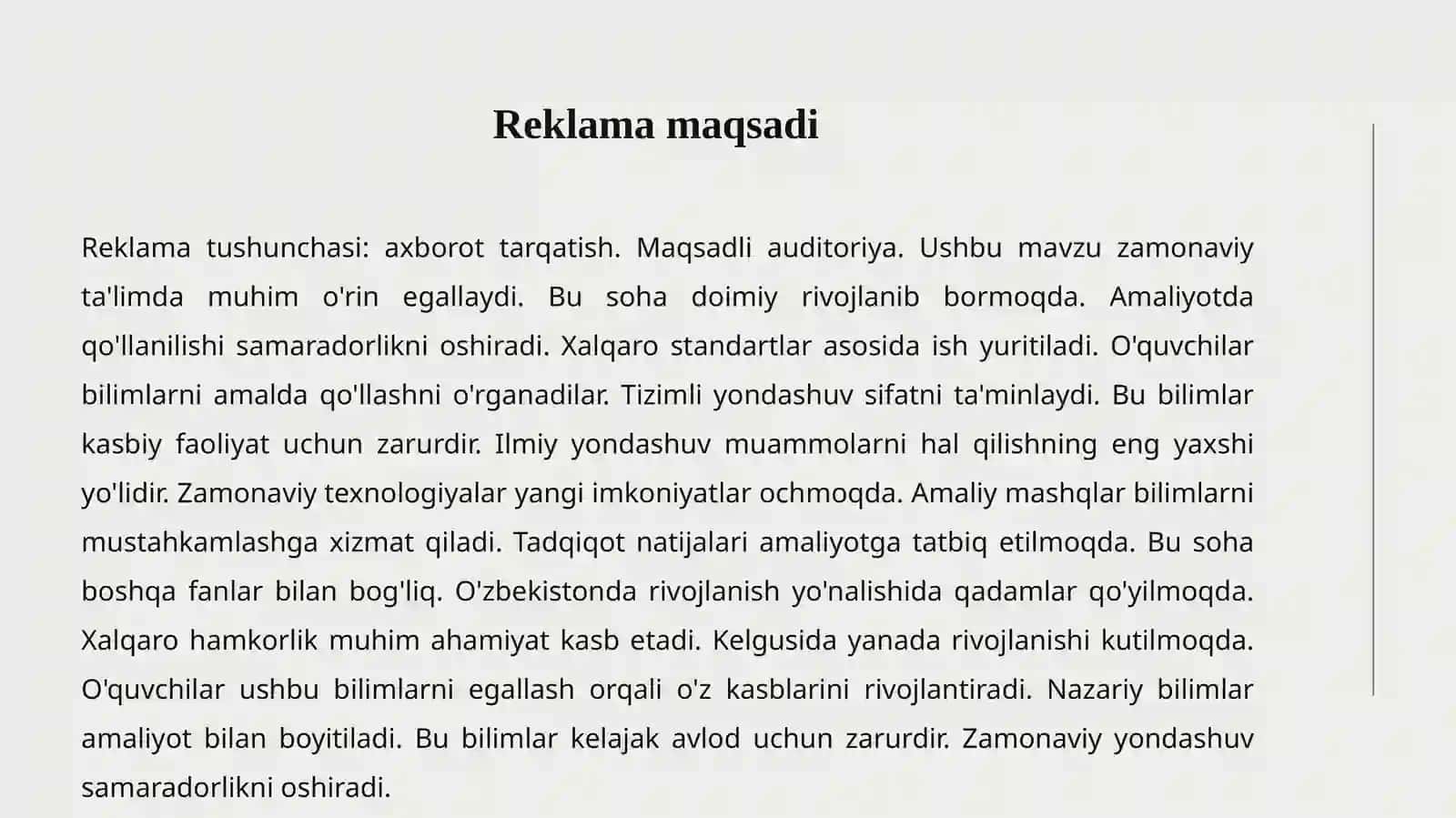 Reklama Turlari va Vositalari 3