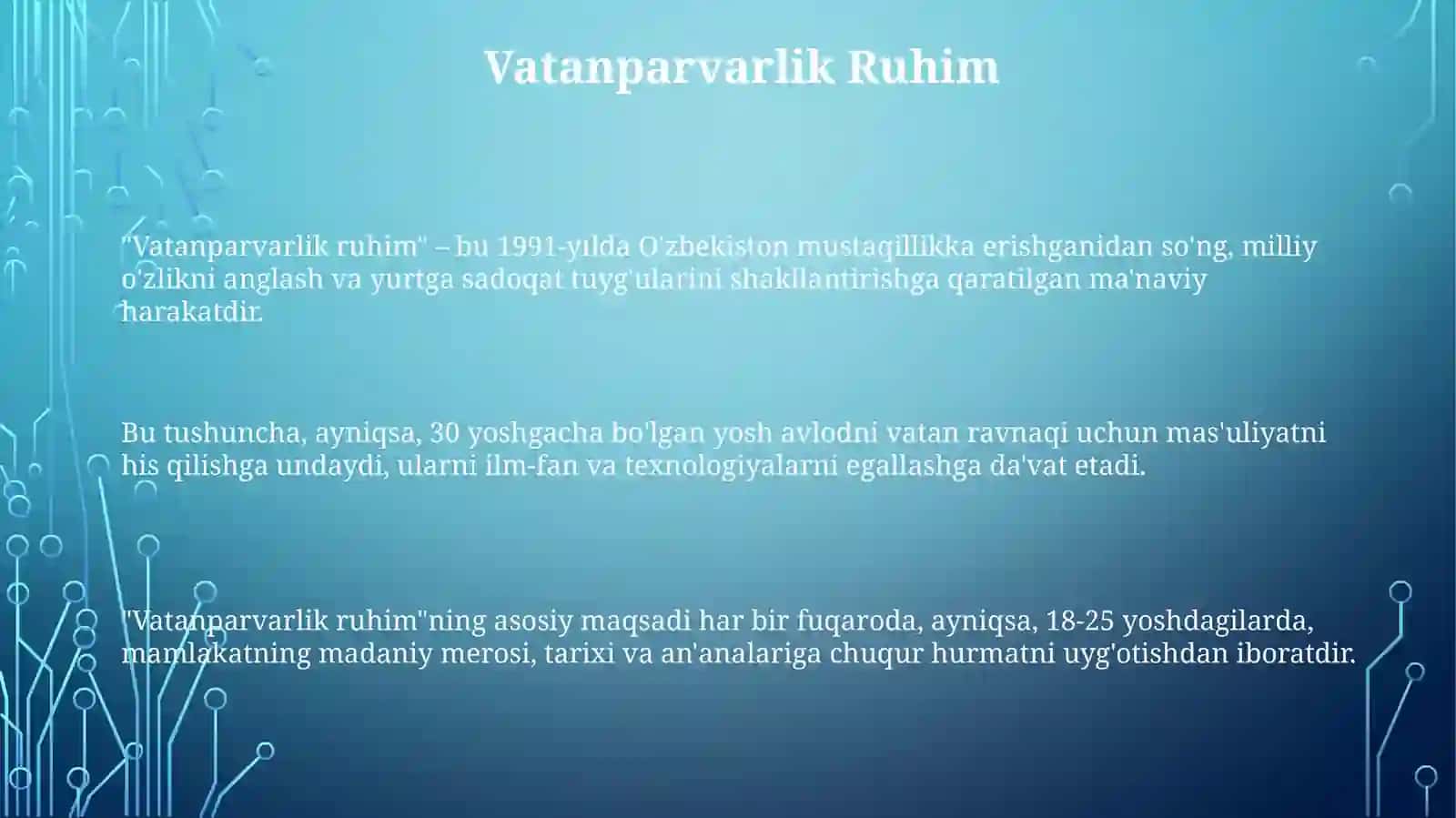 Men Vatanimning munosib fuqarosiman 3