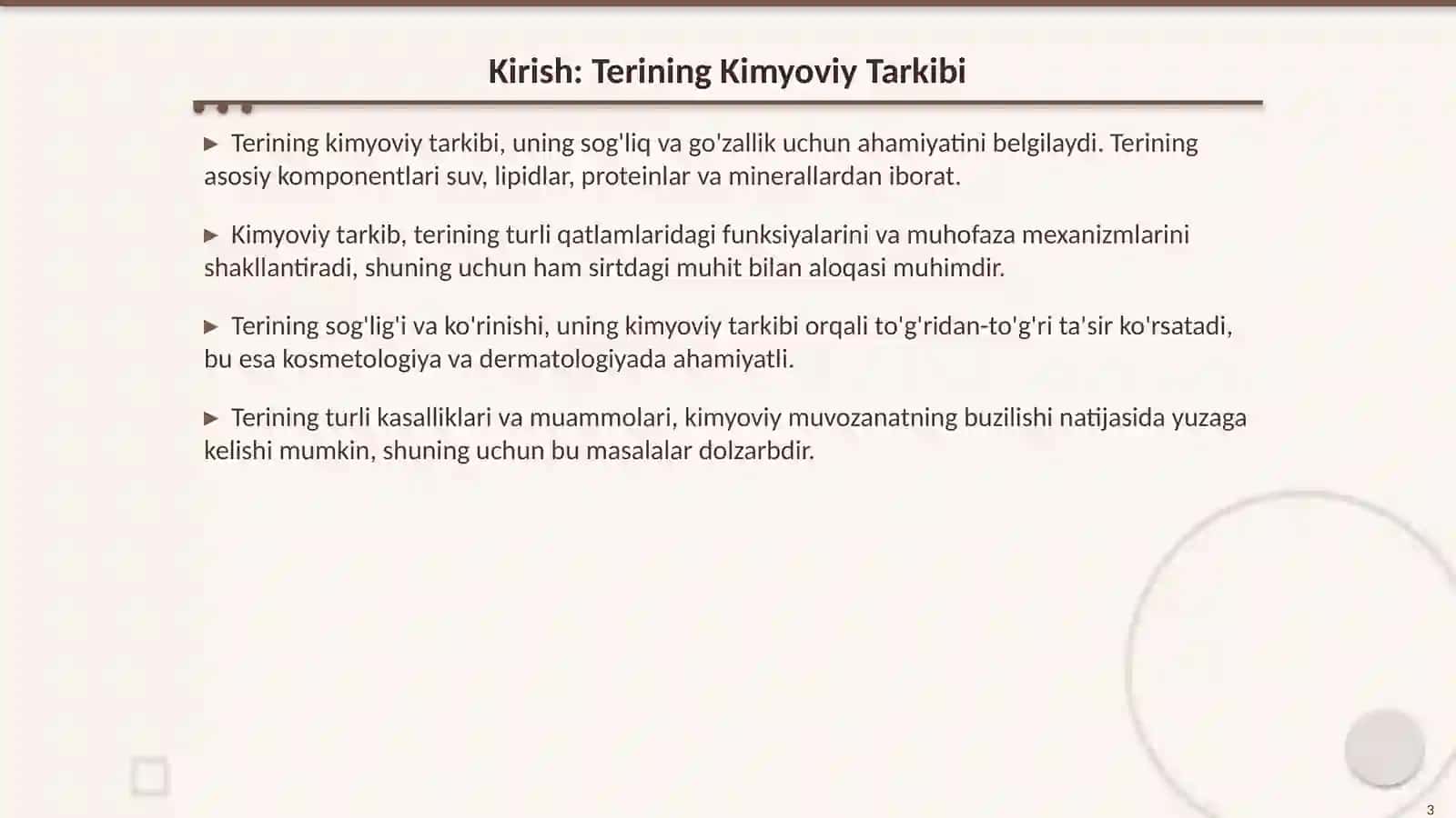 Terining Kimyoviy Tarkibi va Uni Saqlash 3