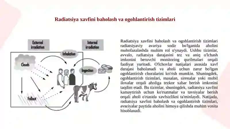 Radiatsaviy avariya sodir bo'lganda aholini muhofazalash metodlari 3