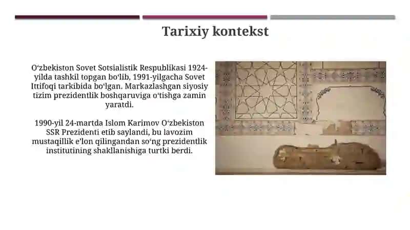 Oʻzbekistonda prezidentlik boshqaruvi joriy etilishi 3