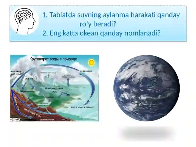 Gidrosfera va uning qismlari 3