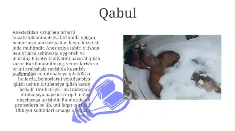 Reanimatsiya Bòlimida Yotgan Bemorlar Parvarishi Xususiyatlari 3