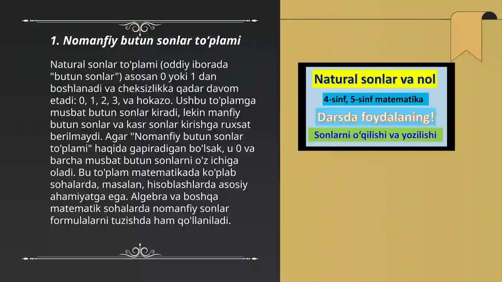 Nomanfiy butun sonlar toʻplamida boʻlinish munosabating tarifi va xossalari 3
