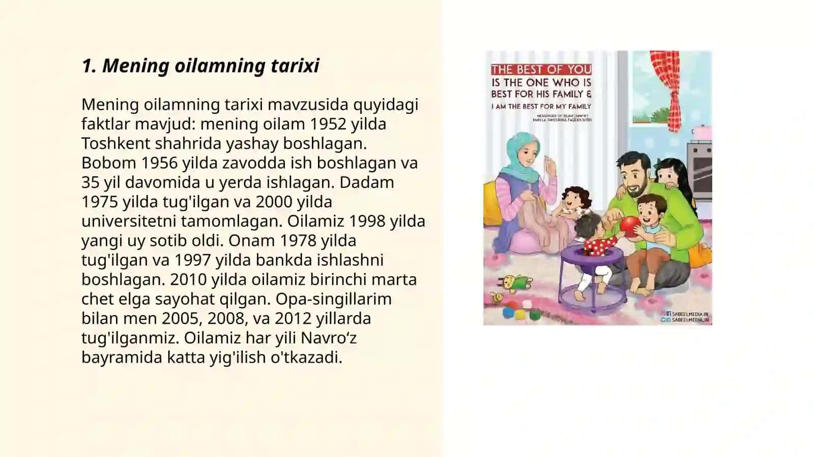 Mening oilamning tarixi 3