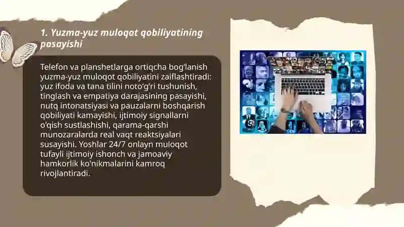 Ekran orqali yashaydigan avlod: telefon va planshetlar orqali ijtimoiy muloqotning buzilishi 3