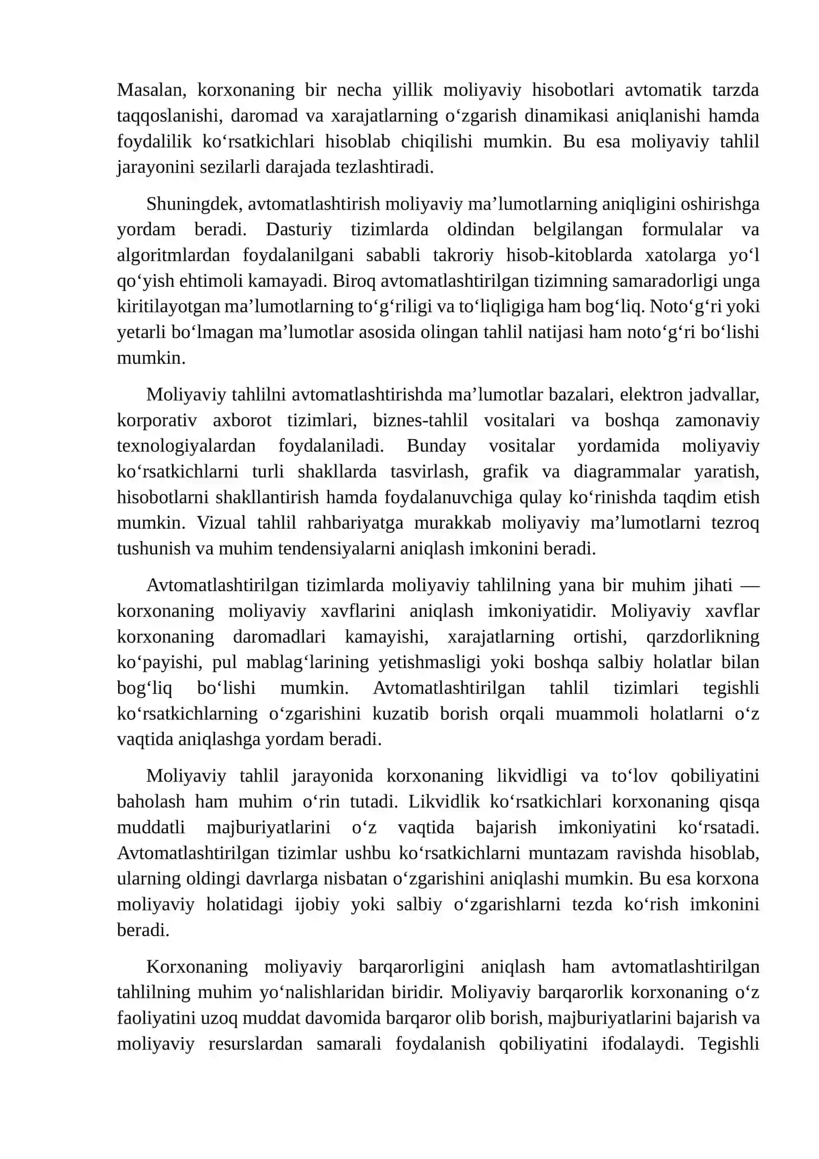 Moliyaviy tahlil va avtomatlashtirilgan tizimlar 3
