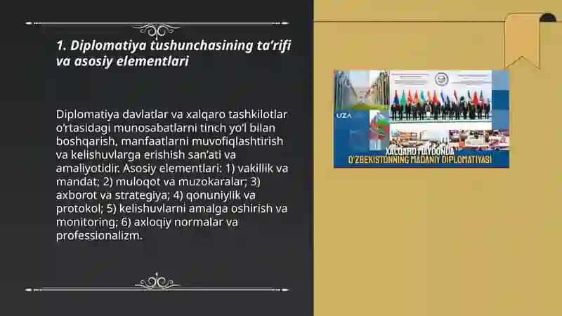 Diplomatiya tushunchasi va uning rivojlanish bosqichlari 3