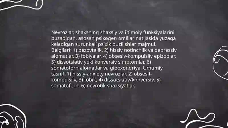 Nevrozlar va himoya mexanizmlari 3