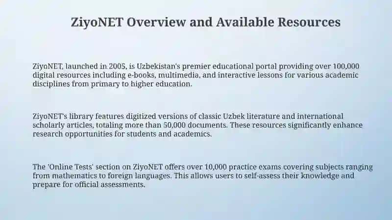 ZiyoNET Educational Portal 3
