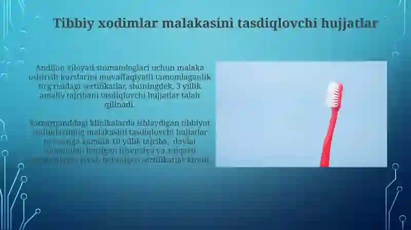 Tibbiy xodimlar malakasini tasdiqlovchi hujjatlar 3