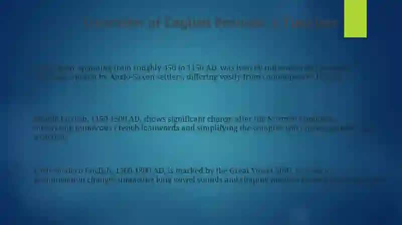 English Periods Comparison 3