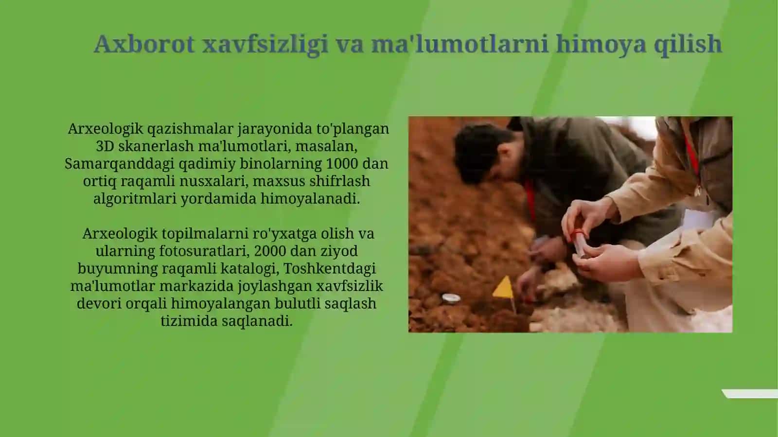 Arxeologiyada zamonaviy qurulmalardan foydalanish 3