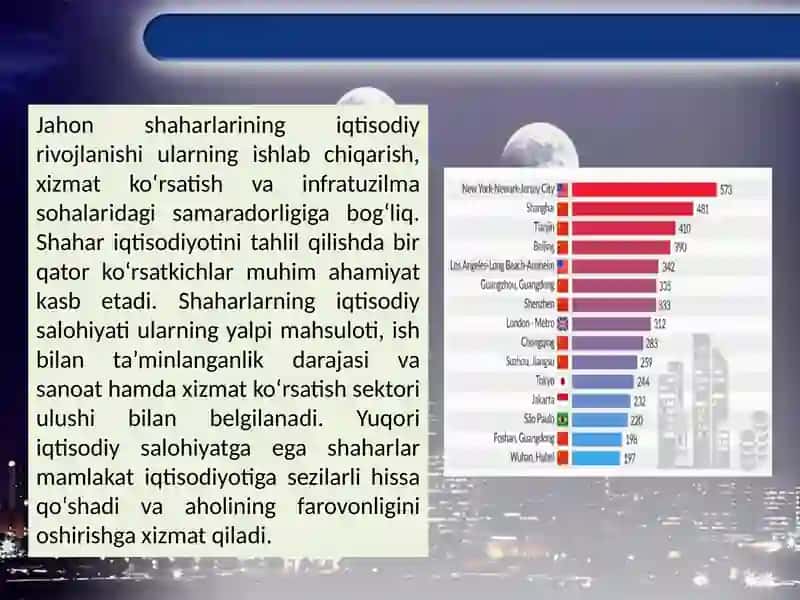 Jahonshaharlarining iqtisodiy muammonlari 3