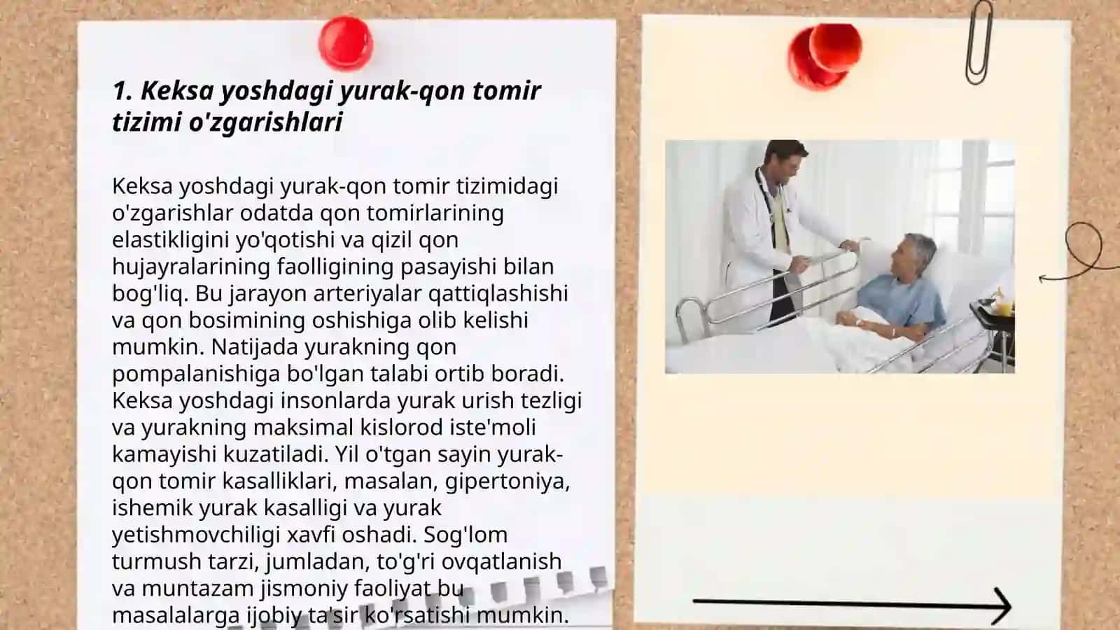 Keksa bemorlar: Organizmning fiziologik xususiyatlari 3