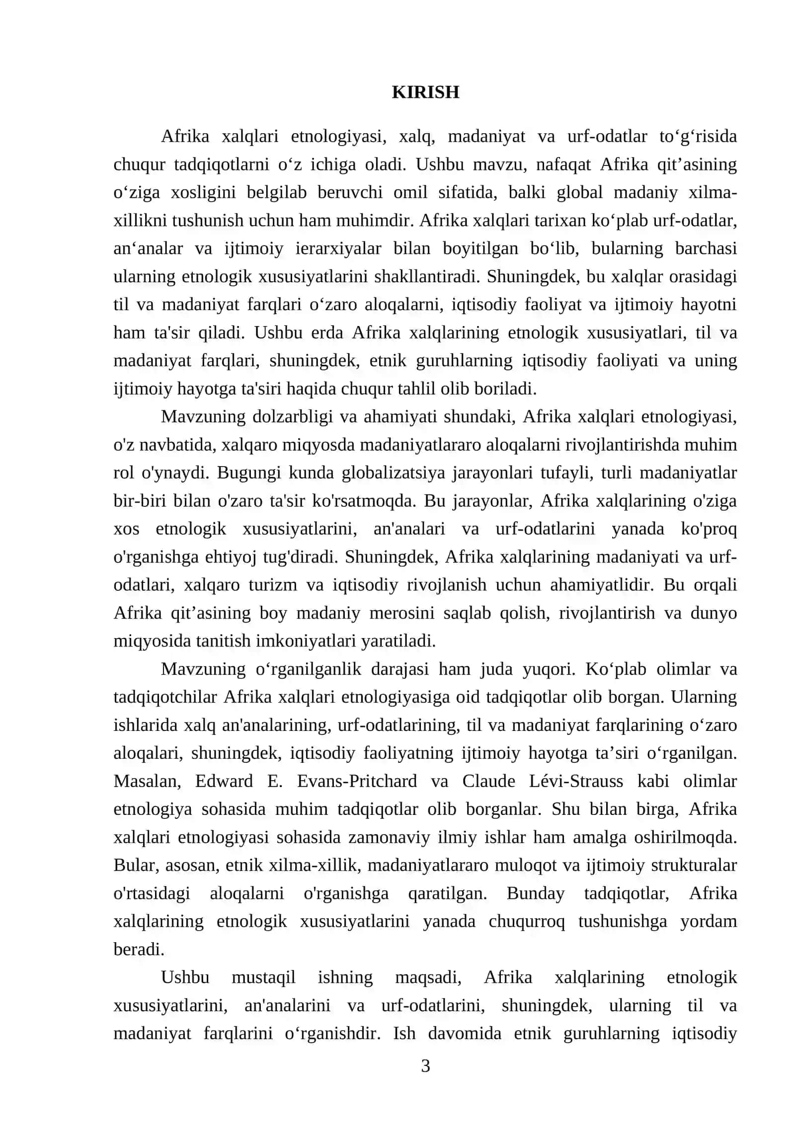 Afrika Xalqlari Etnalogiyasi 3