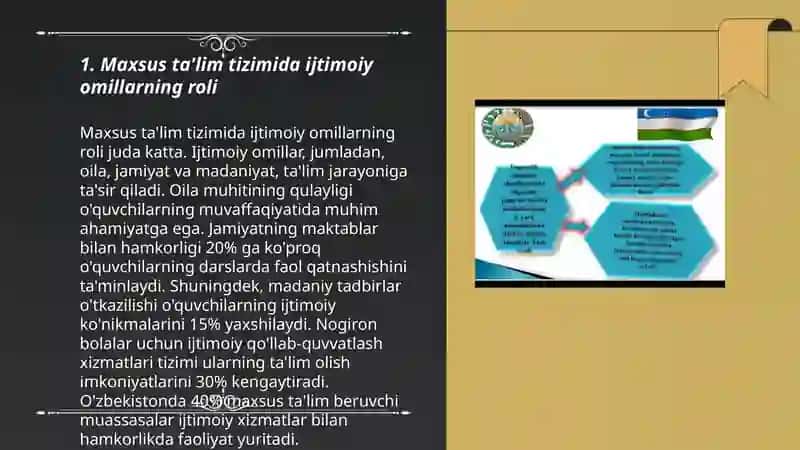 Maxsus inklyuziv ta'limda imkoniyat cheklangan bolalarga ta'lim berishda ijtimoiy omillarning roʻli 3