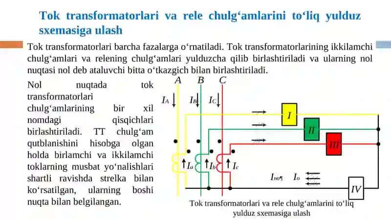 Tok TRANSFORMATORLARINING ULANISH SXEMALARI 3