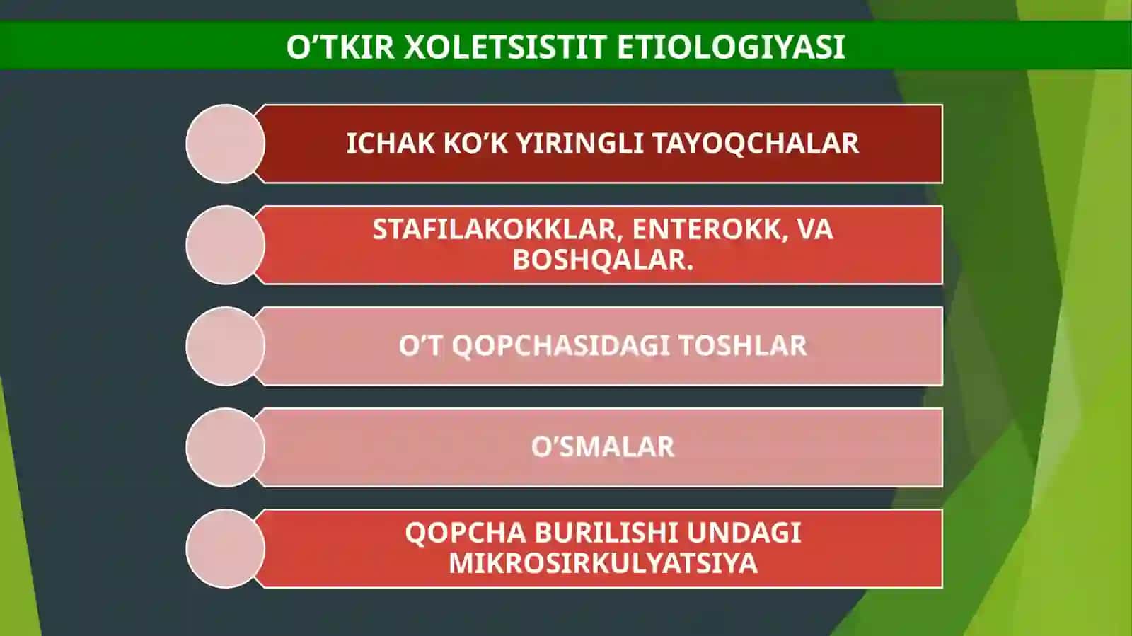 O’TKIR YALLIG’LANISH KASALLIGI 3