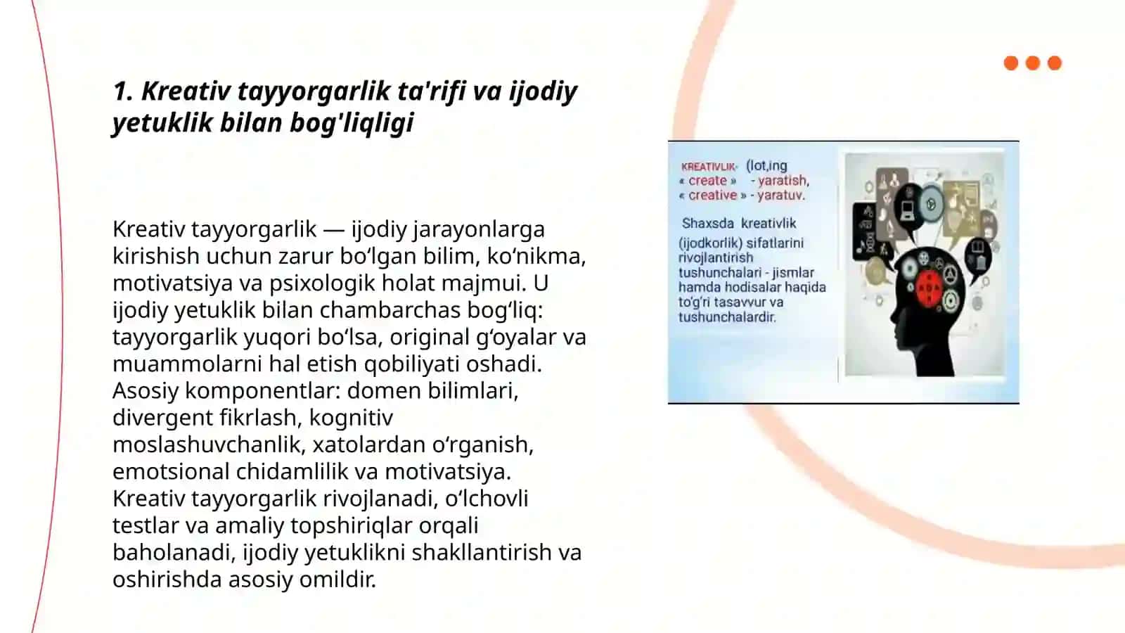 Kreativ tayyorgarlik - ijodiy yetuklikning tarkibiy qismi 3