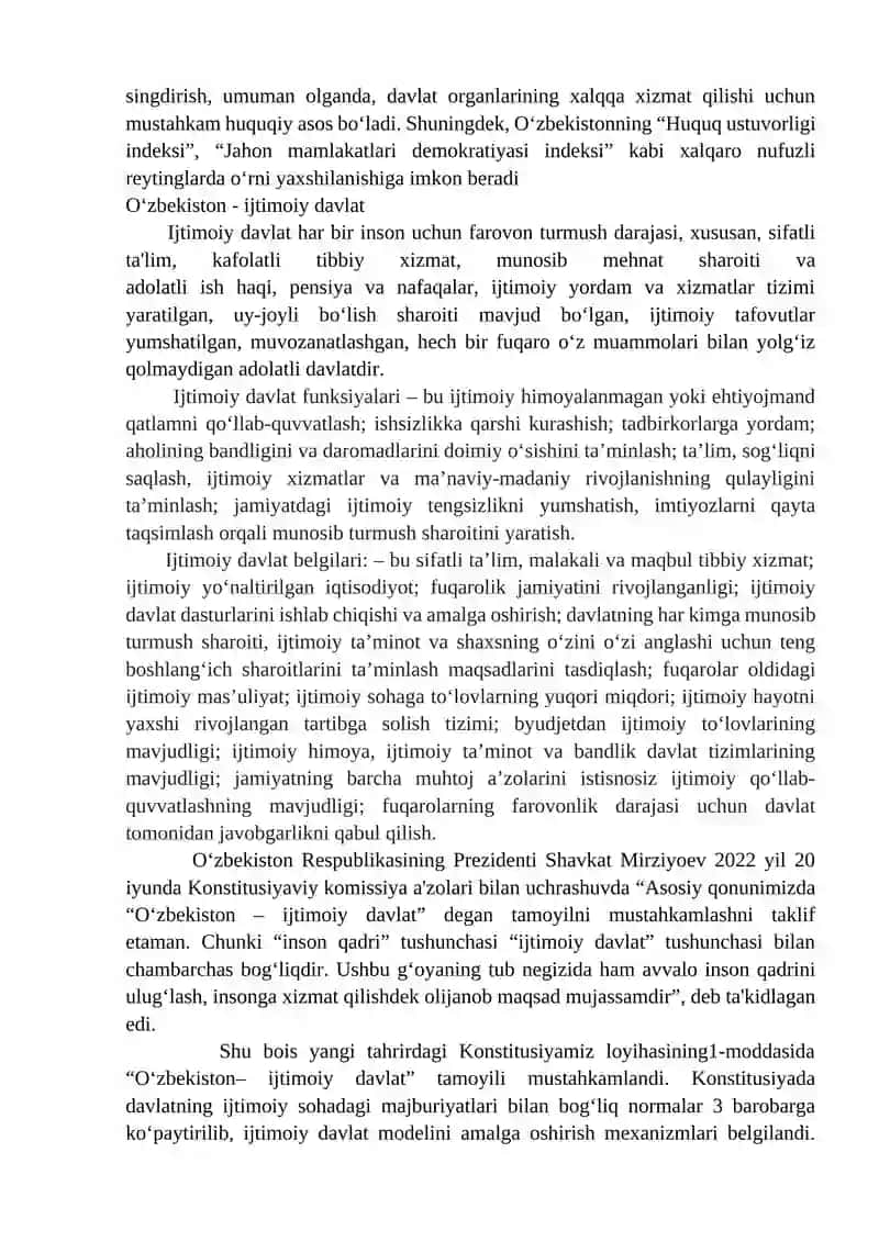 O‘zbekiston suveren, demokratik, huquqiy, ijtimoiy va dunyoviy davlat 3
