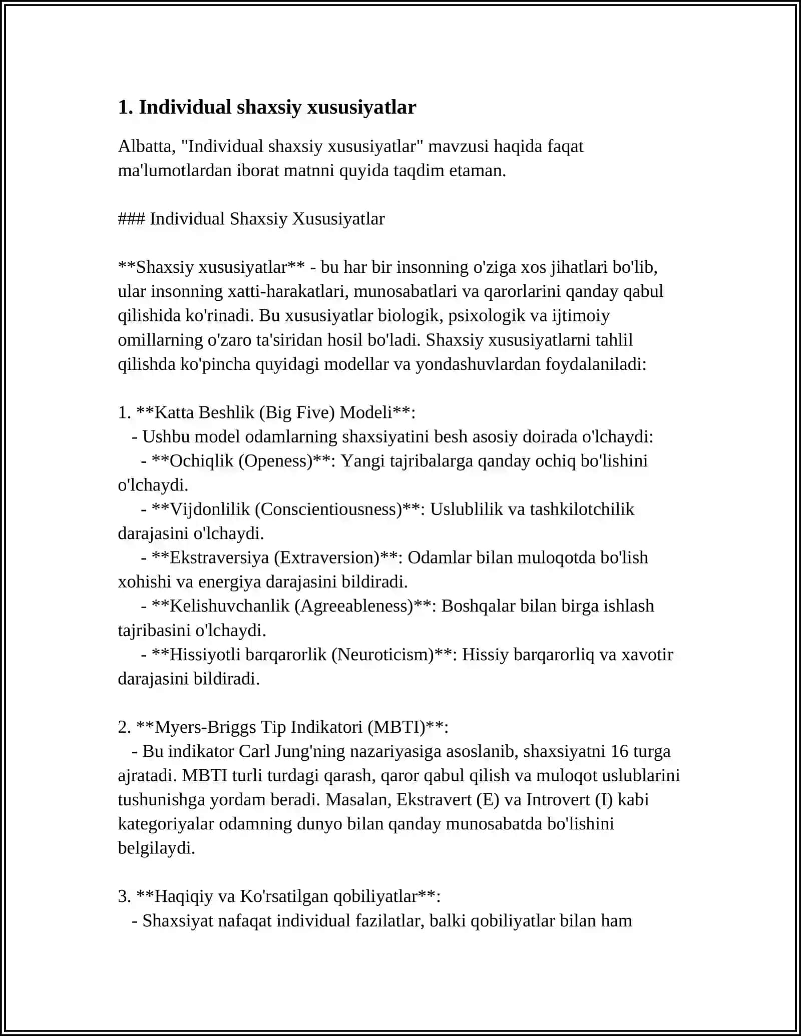 DIFFERENSIAL PSIXOLOGIYA 3