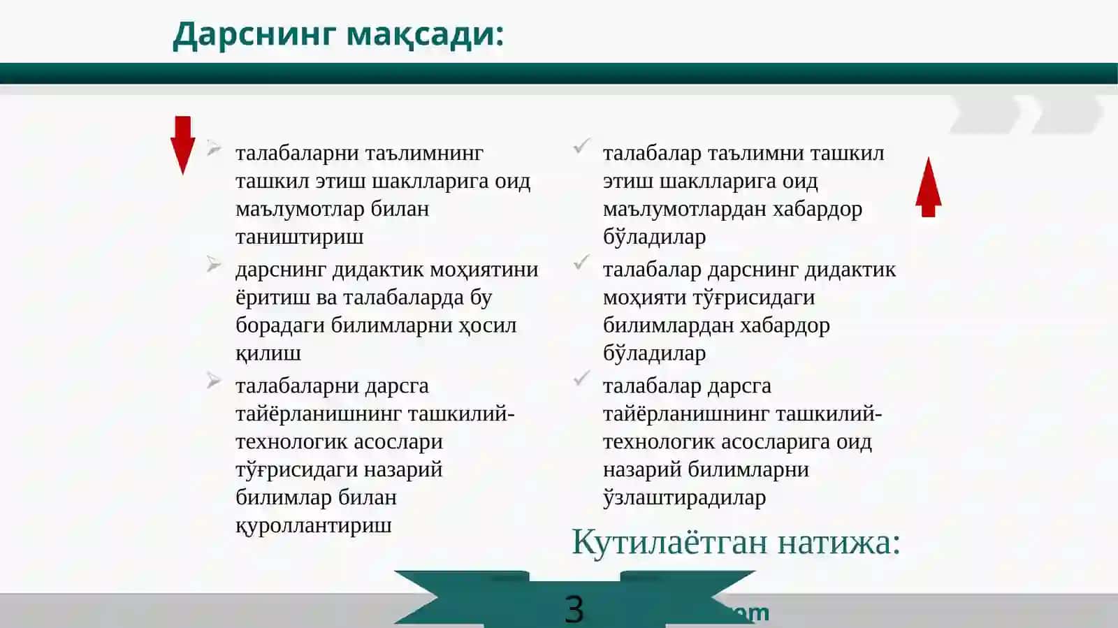 Таълимни ташкил этиш шакллари 3