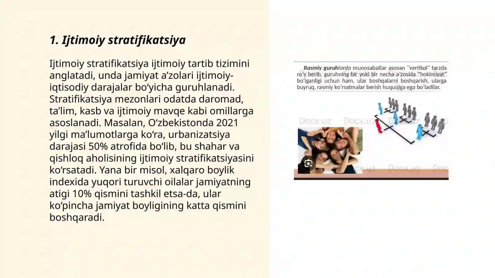 Ijtimoiy stratifikatsiya 3
