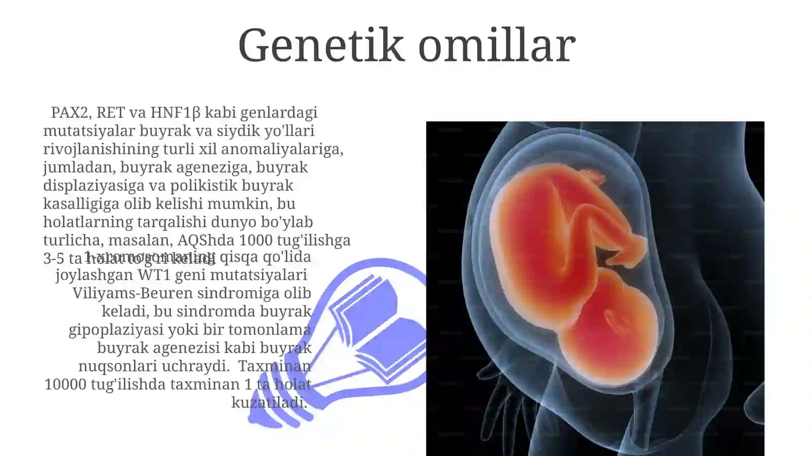 Buyrak va siydik yo'llari tug'ma nuqsonlari 3