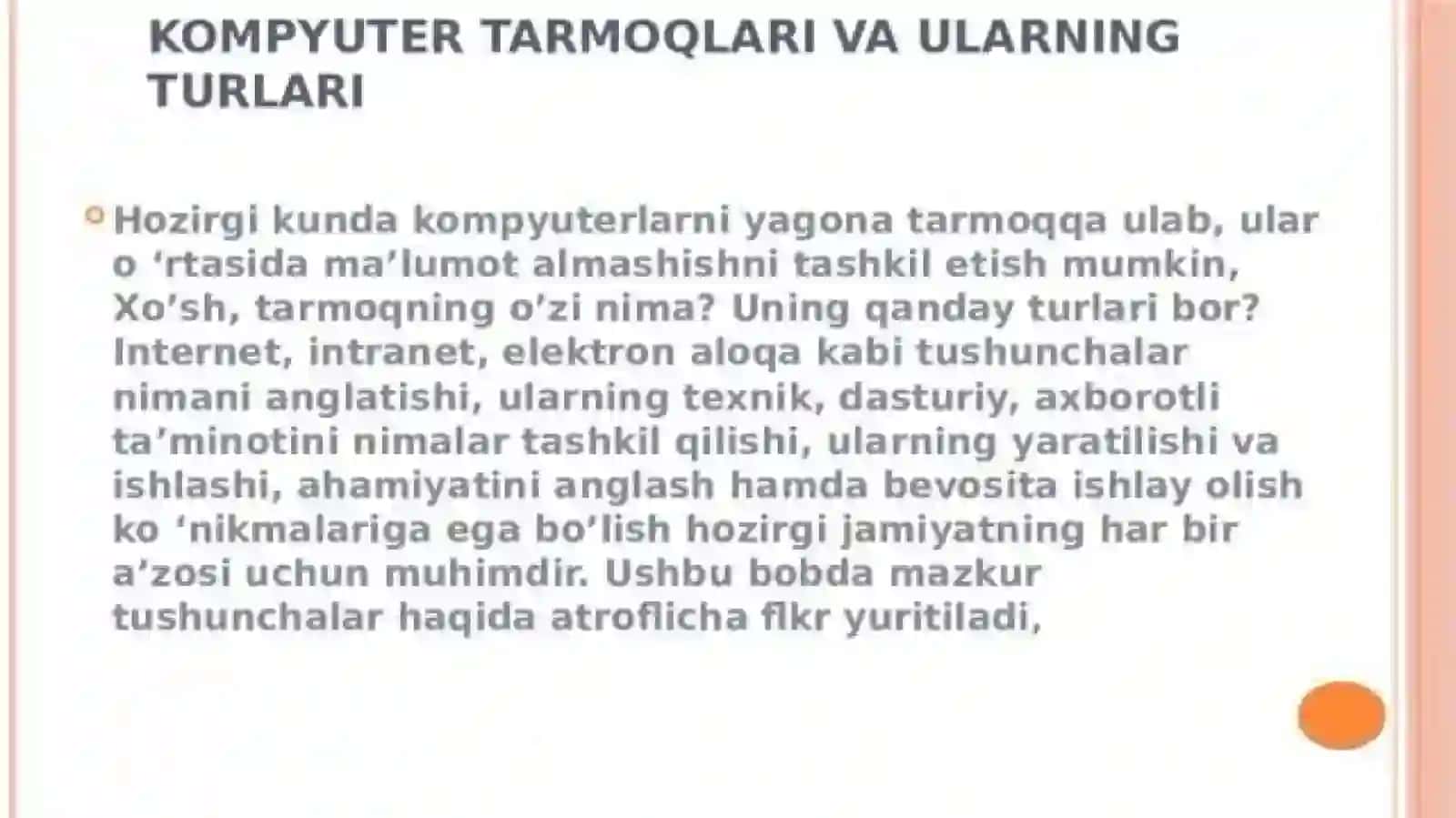 Global kompyuter tarmoqlari 3