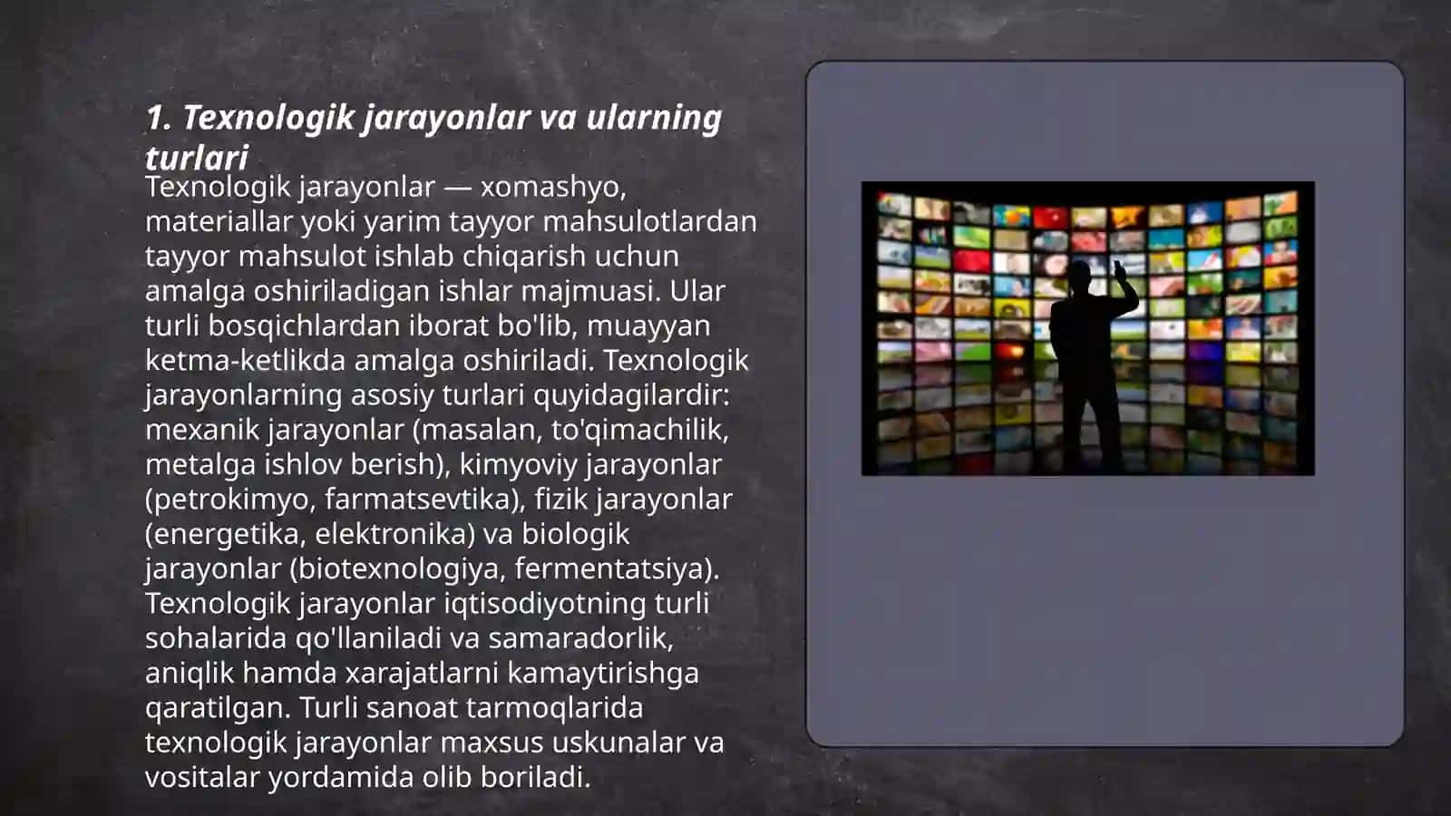 Texnologik jarayonlar va ularning turlari 3