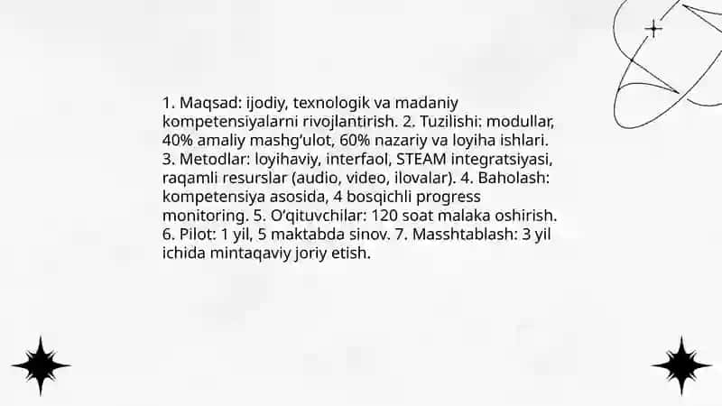 Bolalar musiqa va san'at maktablarini inavatsion tizimlash 3
