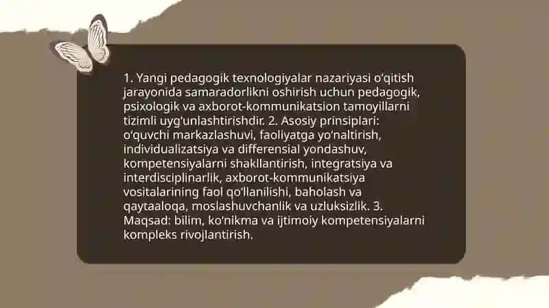 Yangi pedagogik texnologiya va faol pedagogik metodlar 3