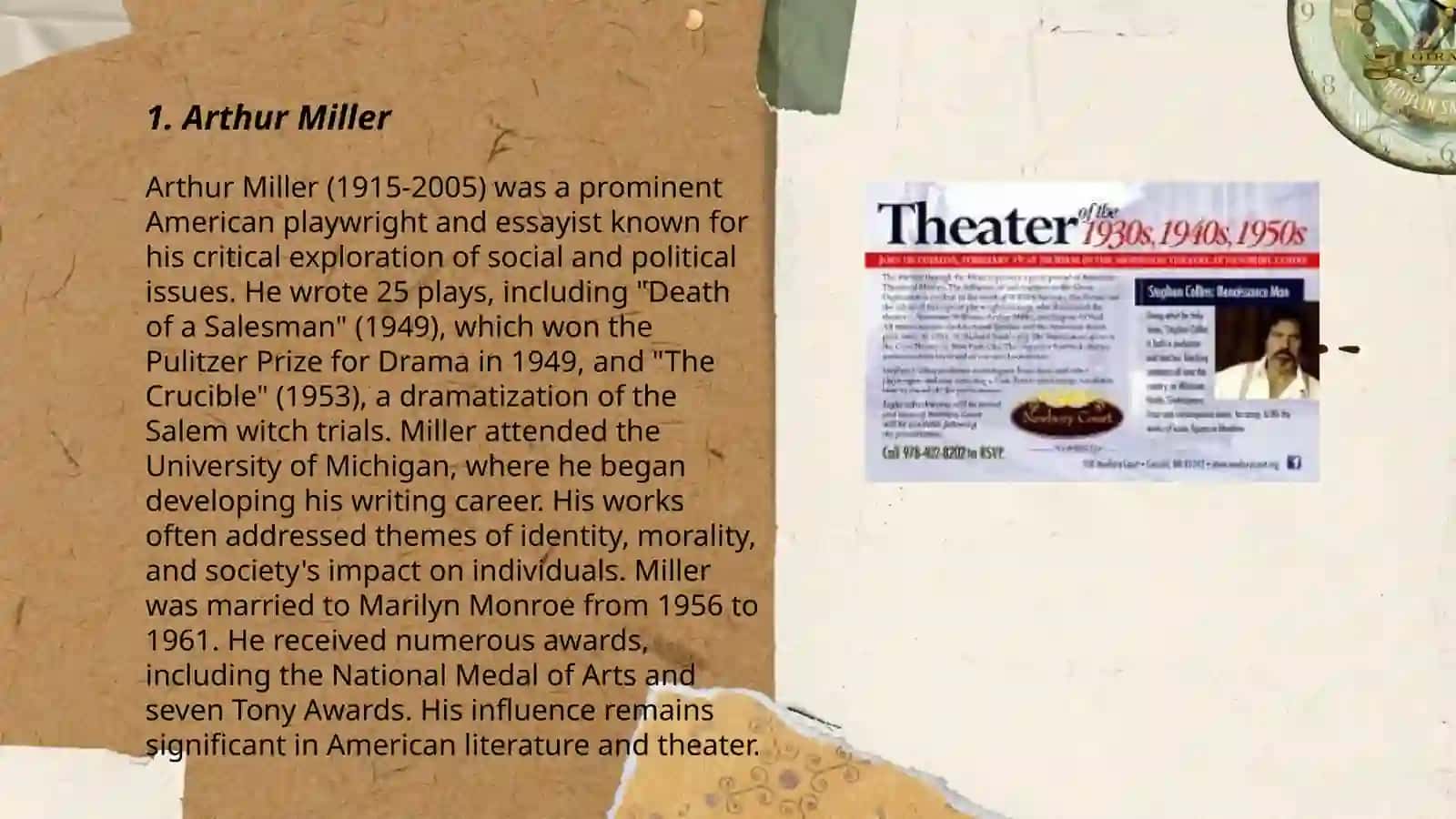 Playwrights of the Late 1940s and 1950s 3