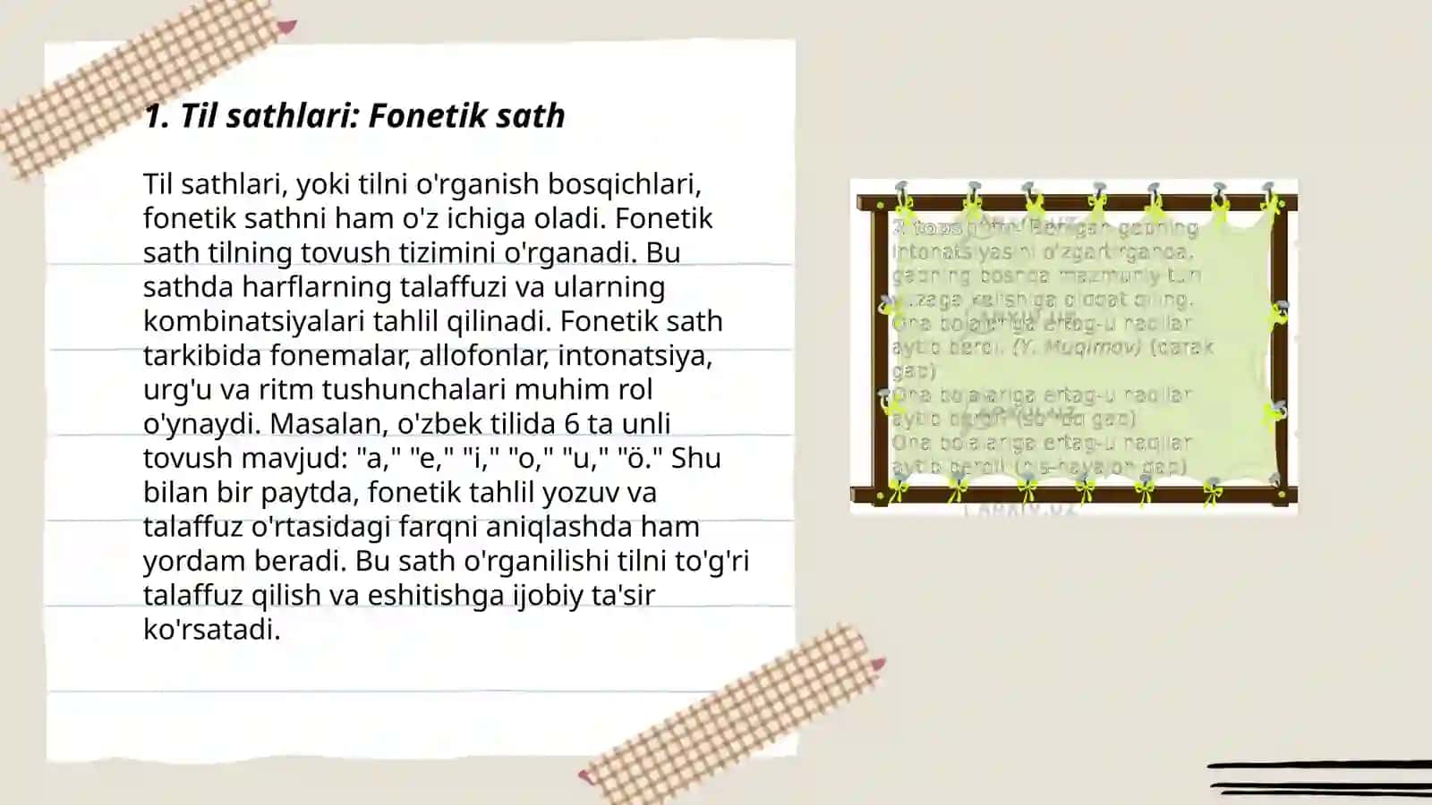 Til sathlari 3
