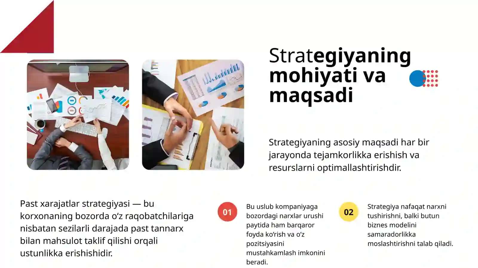 PAST XARAJATLAR STRATEGIYASI 3