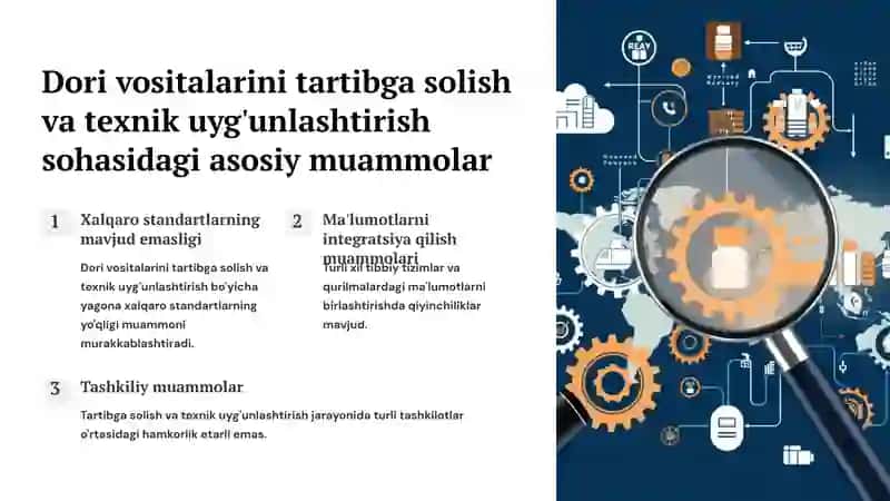 Dori vositalarini tartibga solish va texnik uyg'unlashtirishning global muammolari 3
