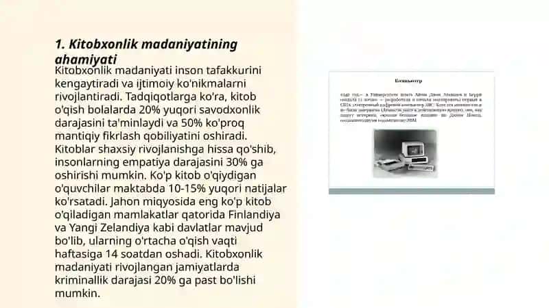 Kitobxonlik madaniyatini shakllantirish metodikasi 3