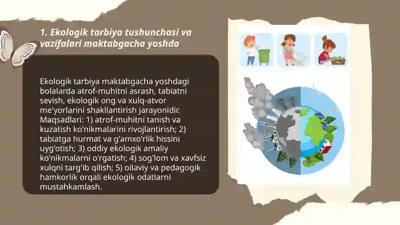 Maktabgacha yoshdagi bolalar bilan ekologik tarbiya olishning nazariy asoslari 3