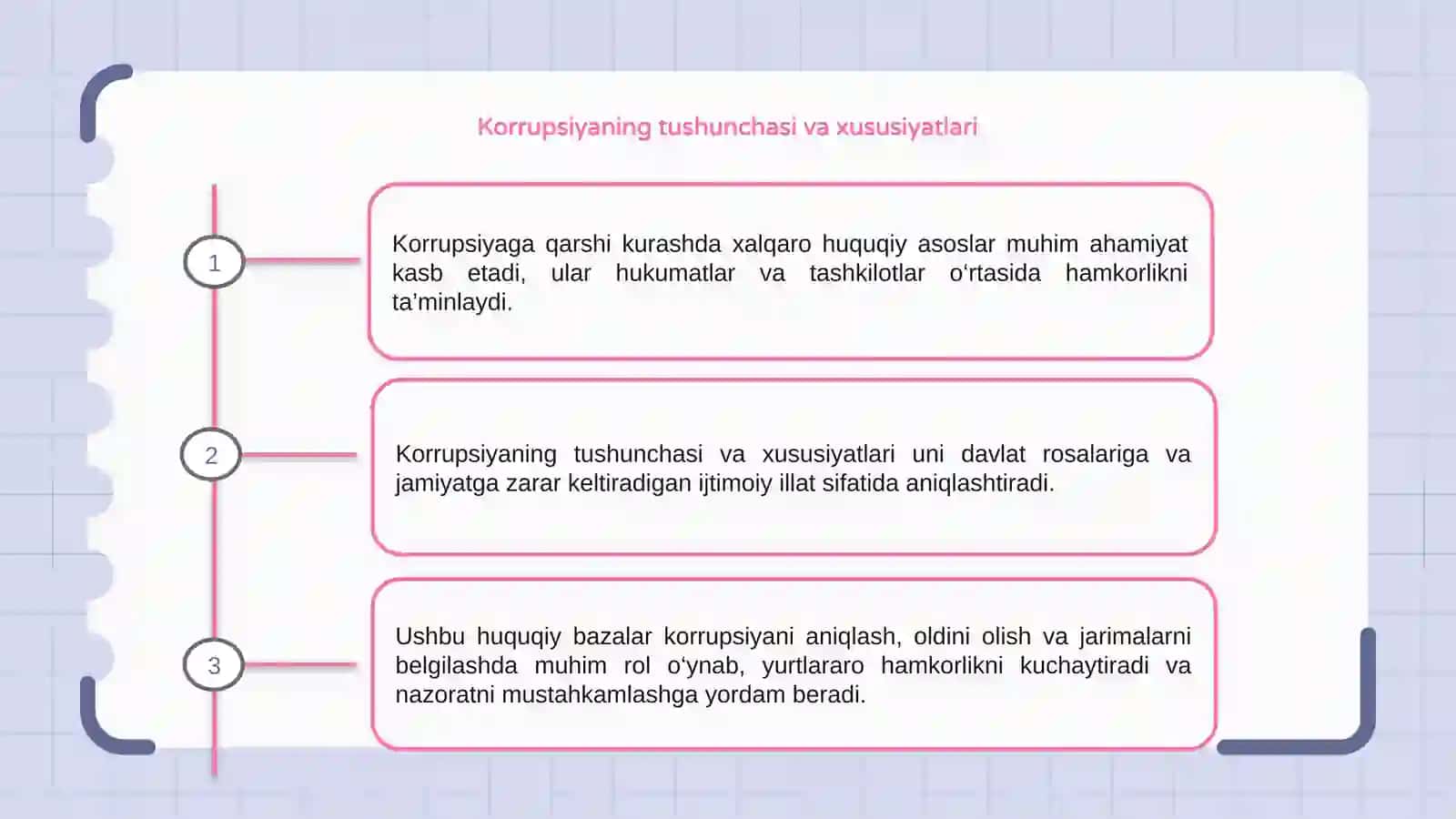Korupsiyaga qarshi kurashish sohasida xalqaro huquqiy asoslar 3