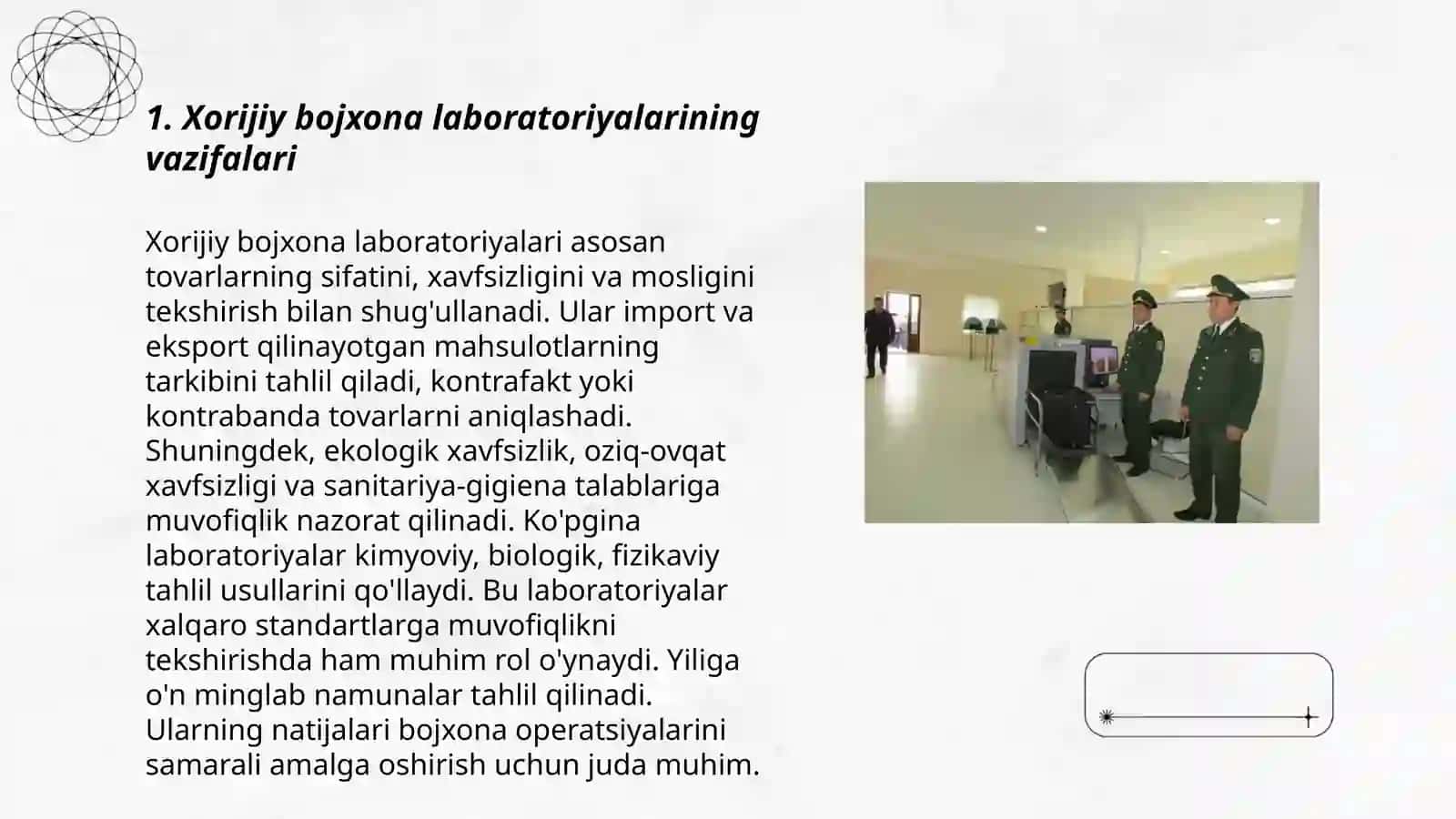 Xorijiy bojxona laboratoriyalari 3
