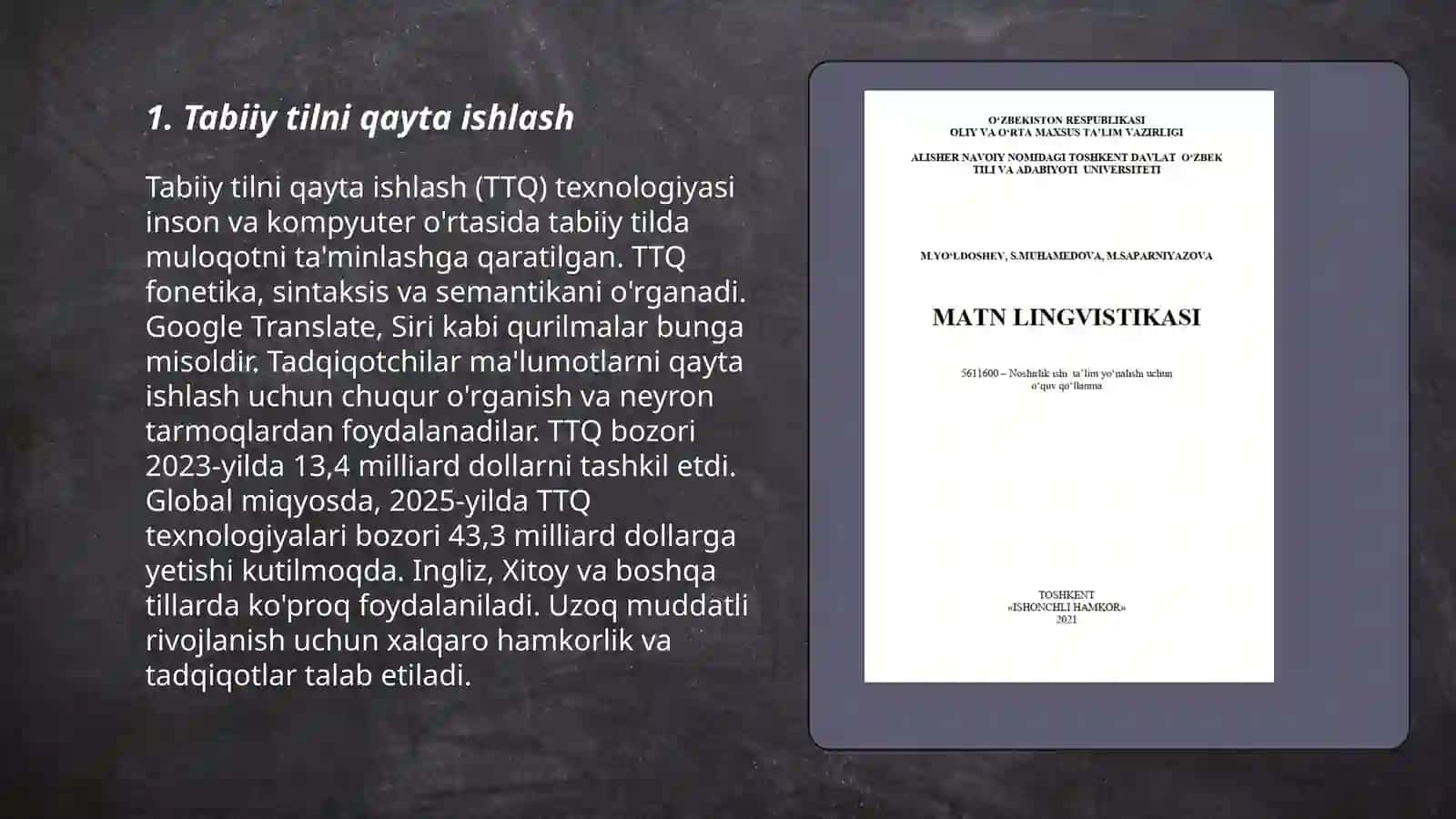 Kampiyuter lingvistikasi metotlari 3