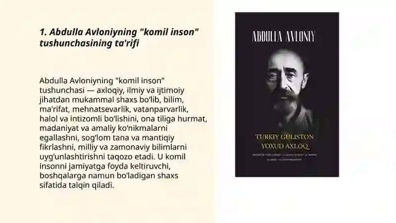 Abdulla Avloniyning komil inson haqidagi qarashlari 3