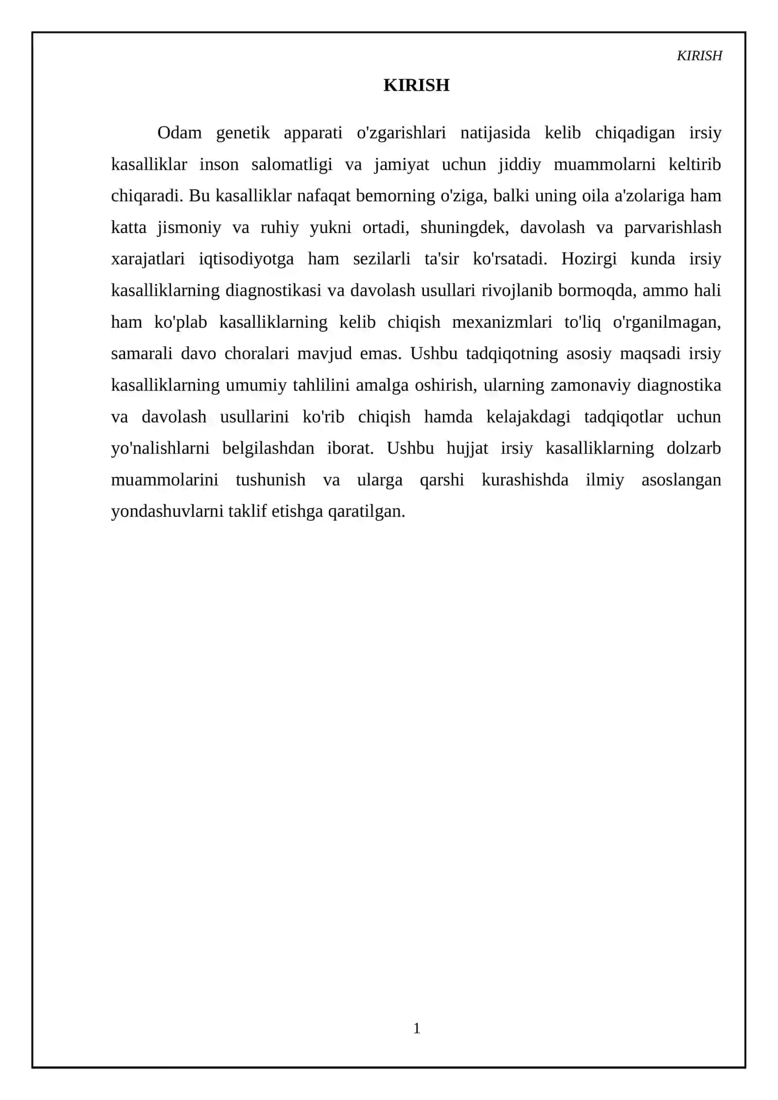 Irsiy kasalliklar 3